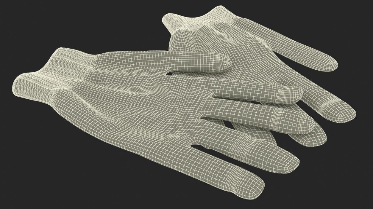 3D Cotton Working Gloves