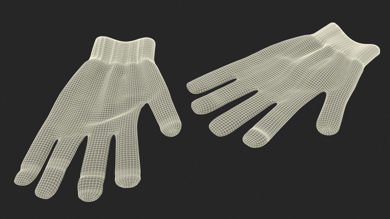 3D Cotton Working Gloves