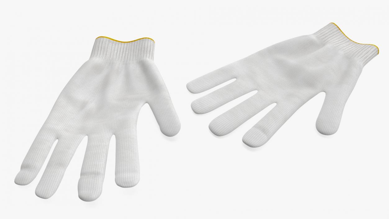 3D Cotton Working Gloves