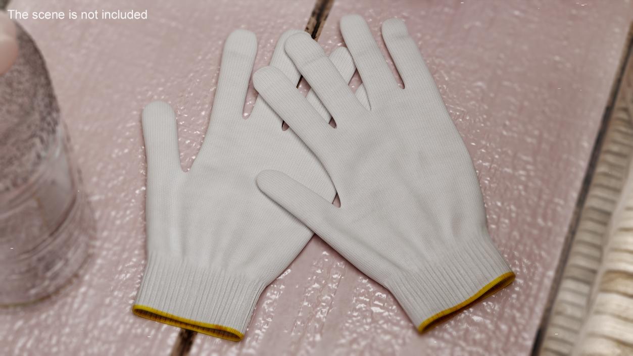 3D Cotton Working Gloves