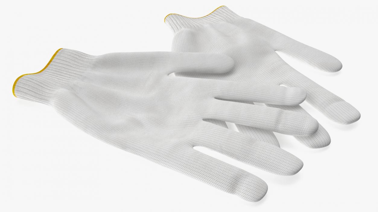 3D Cotton Working Gloves