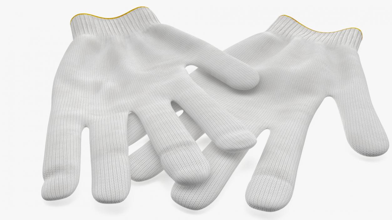 3D Cotton Working Gloves