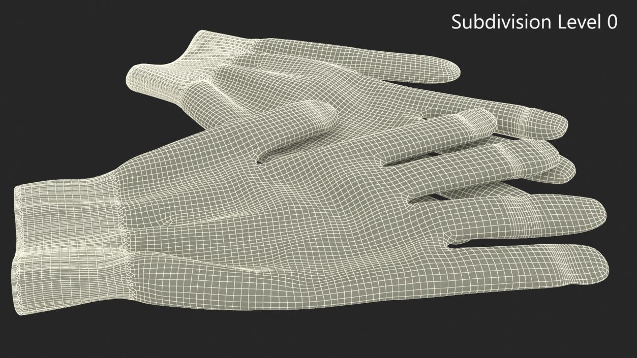 3D Cotton Working Gloves