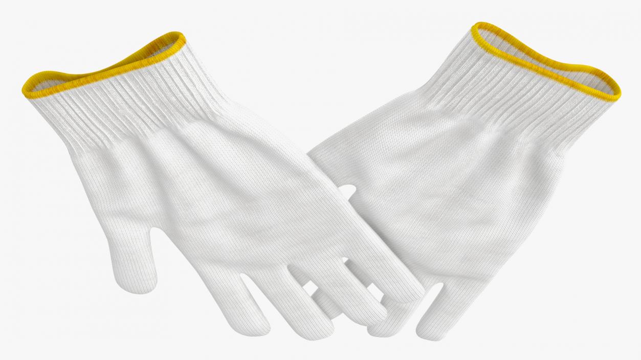 3D Cotton Working Gloves