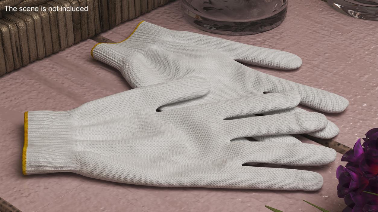 3D Cotton Working Gloves