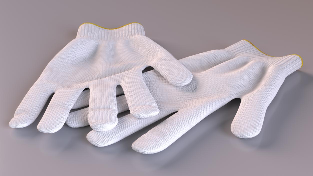 3D Cotton Working Gloves