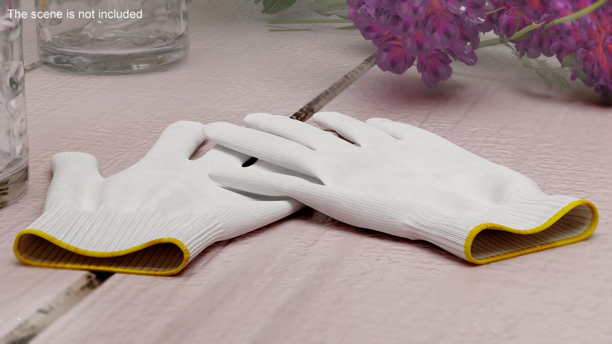 3D Cotton Working Gloves