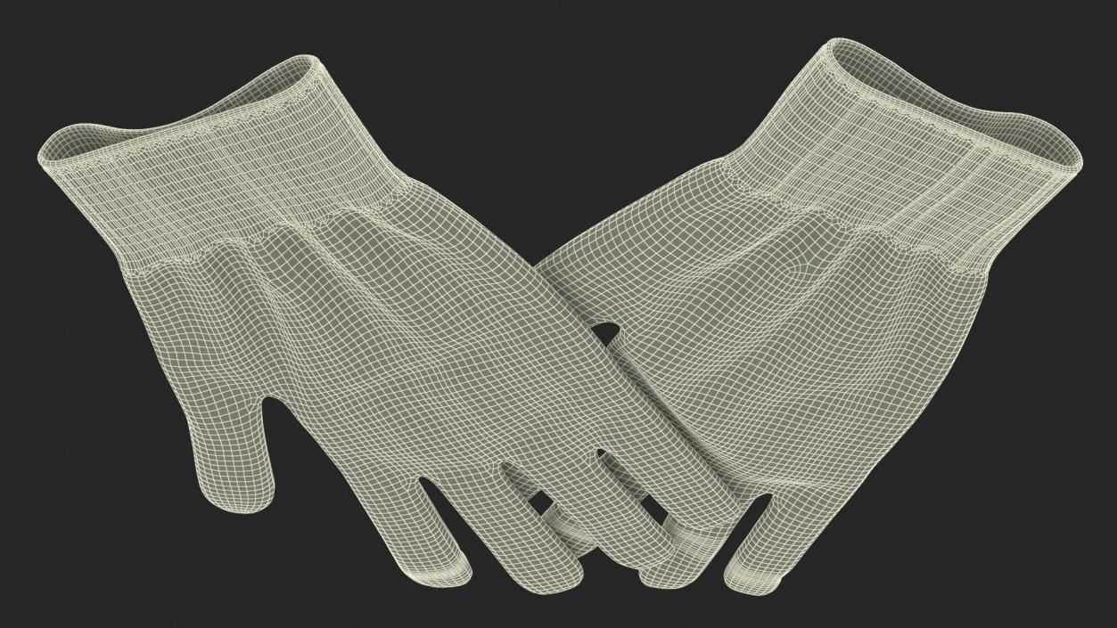 3D Cotton Working Gloves