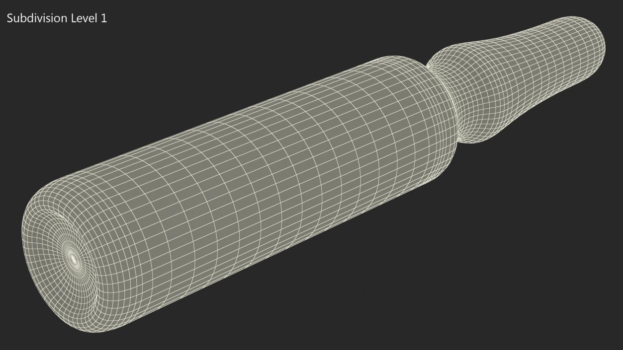 3D Vitamin B6 Pyridoxine 2ml Ampoule model