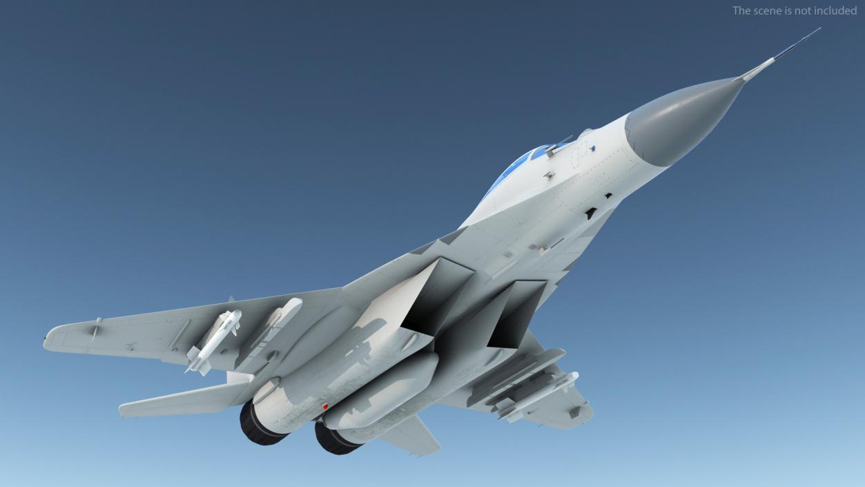 3D model MiG 29 Multirole Fighter Aircraft Flight