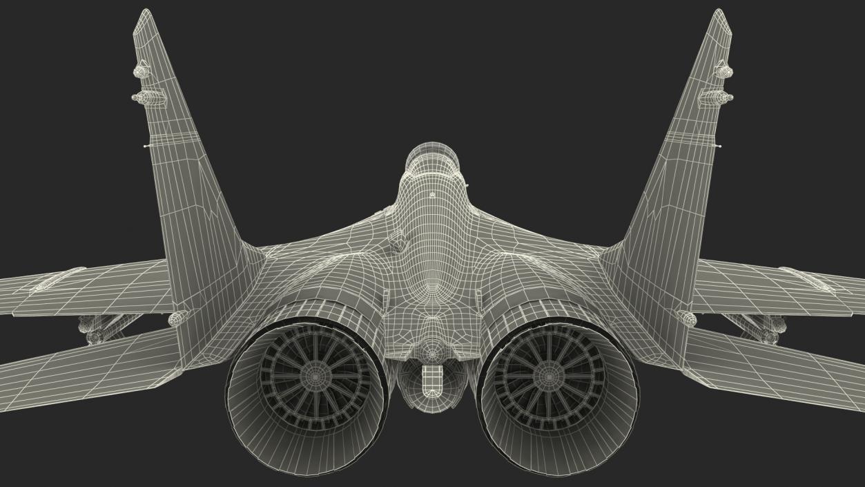 3D model MiG 29 Multirole Fighter Aircraft Flight