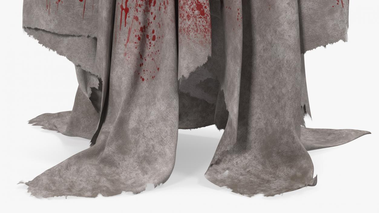 3D Bloody Evil Ghost Bedsheet