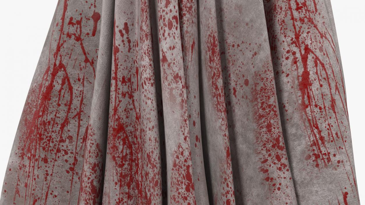 3D Bloody Evil Ghost Bedsheet