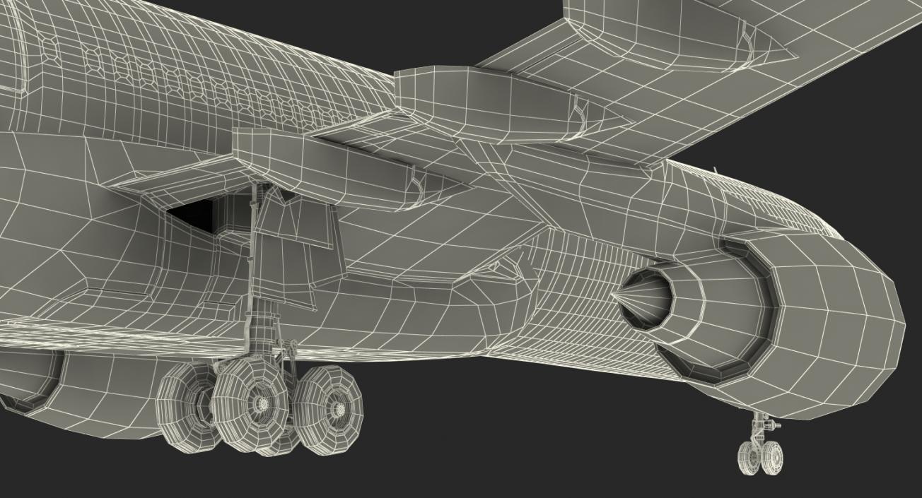 3D Jet Airliner Airbus A330-300 Generic Rigged model