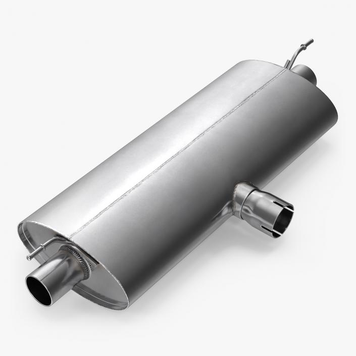 3D model Car Exhaust Silencer