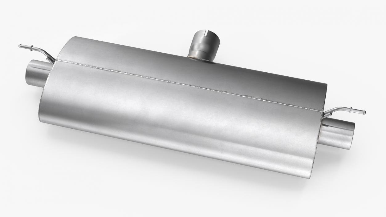 3D model Car Exhaust Silencer