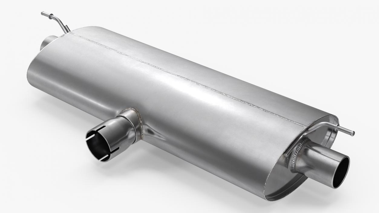 3D model Car Exhaust Silencer