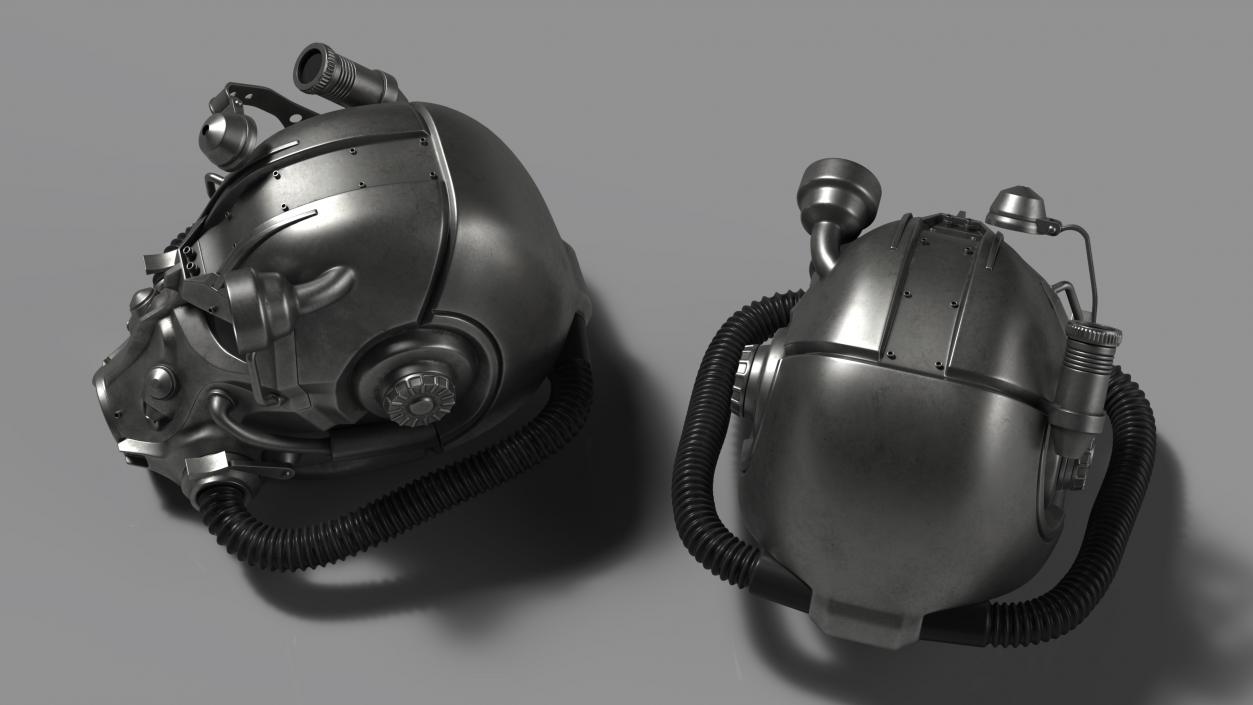 3D T 60 Power Armor Helmet for 3D Print