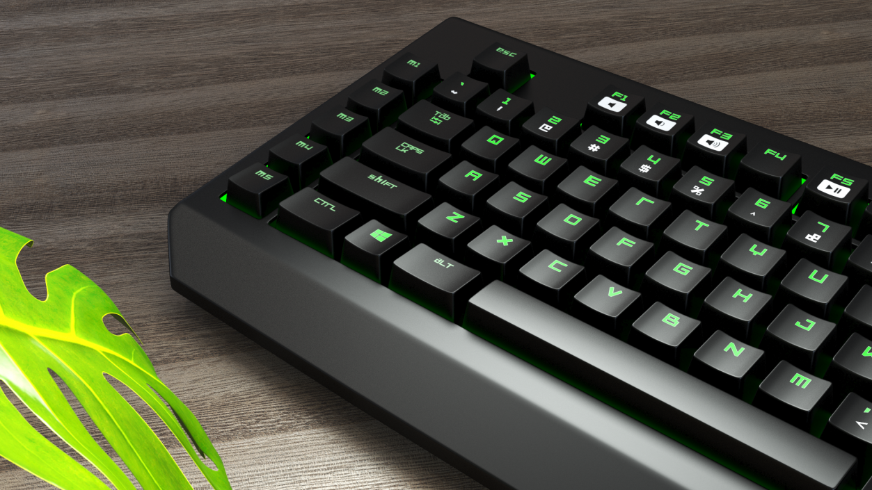 Razer Black Widow Mechanical Keyboard 2 3D model