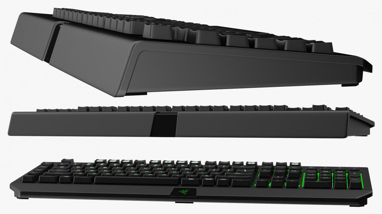 Razer Black Widow Mechanical Keyboard 2 3D model