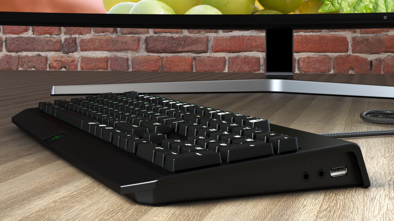 Razer Black Widow Mechanical Keyboard 2 3D model