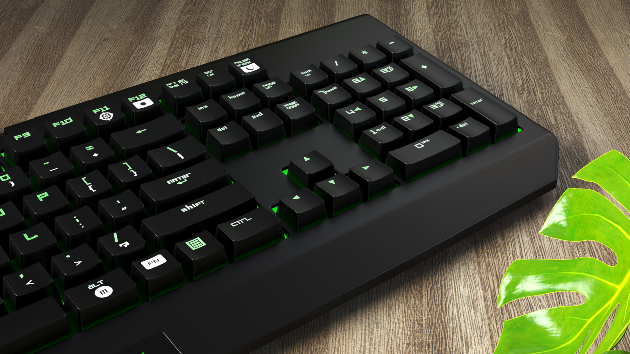 Razer Black Widow Mechanical Keyboard 2 3D model