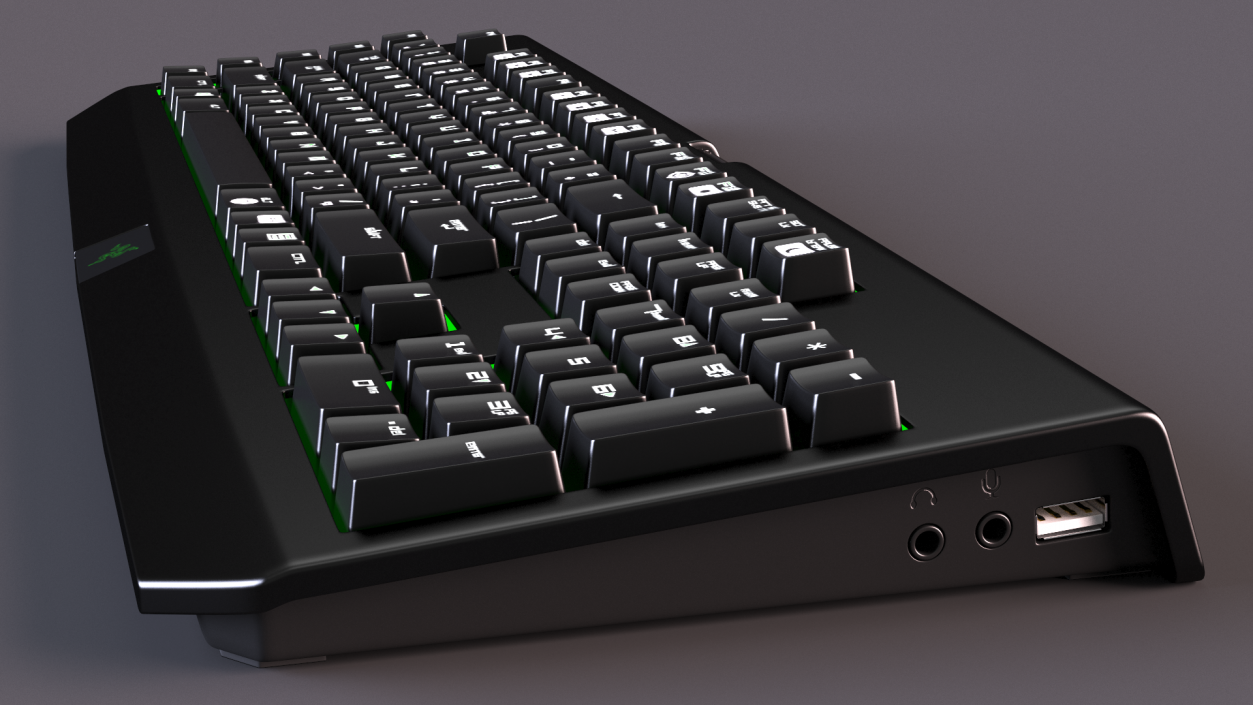 Razer Black Widow Mechanical Keyboard 2 3D model