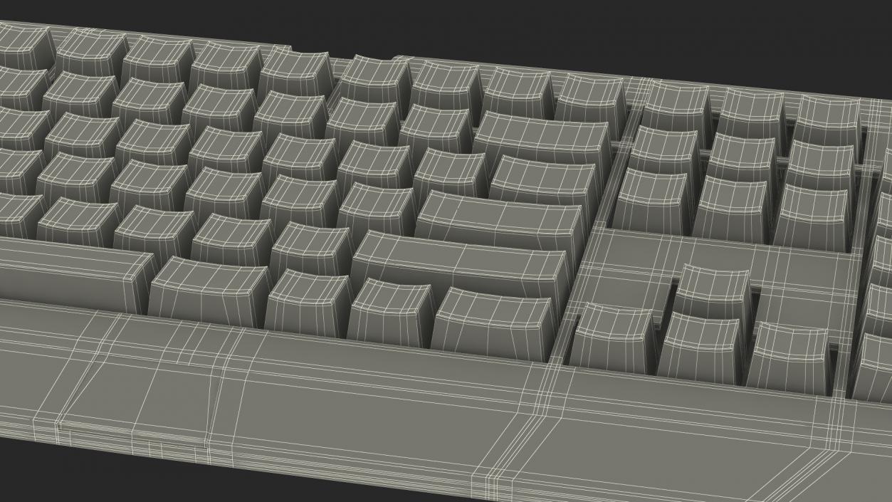 Razer Black Widow Mechanical Keyboard 2 3D model