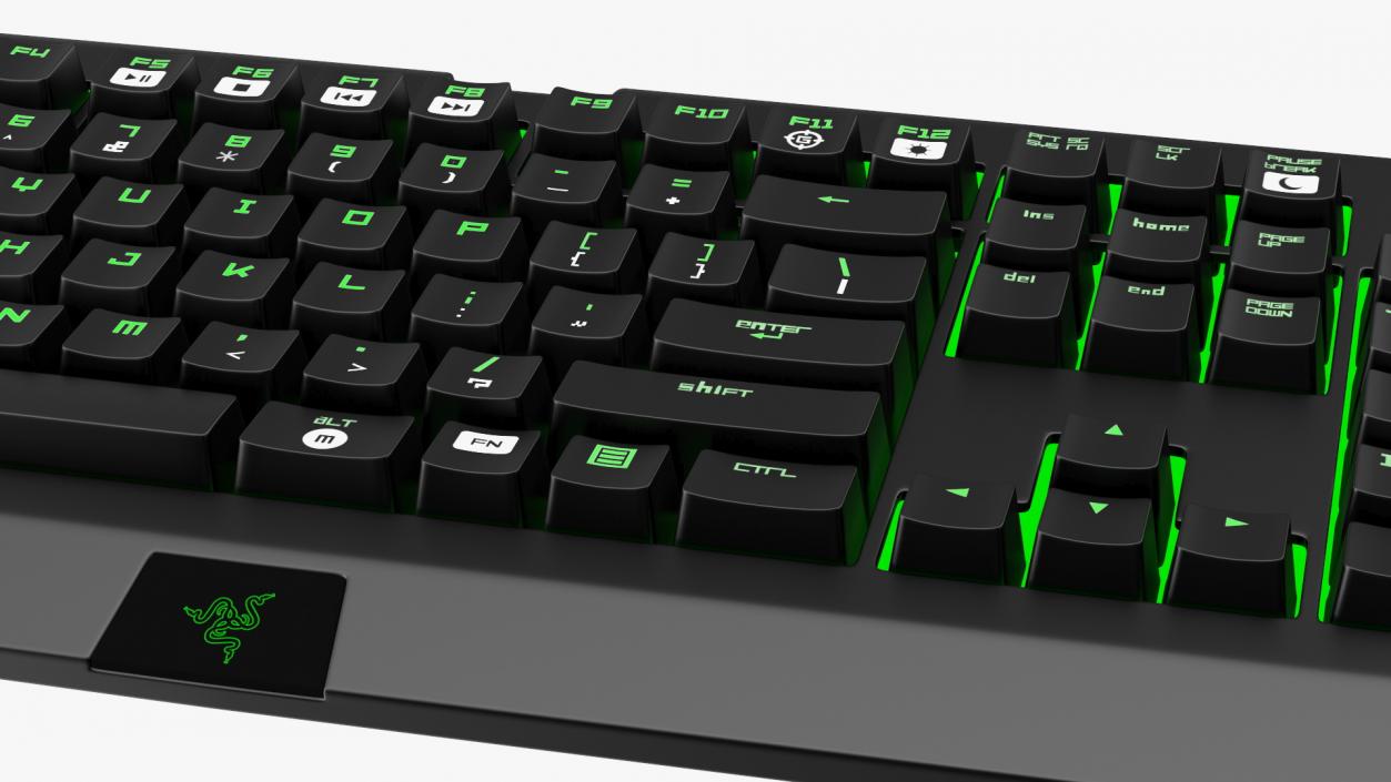 Razer Black Widow Mechanical Keyboard 2 3D model