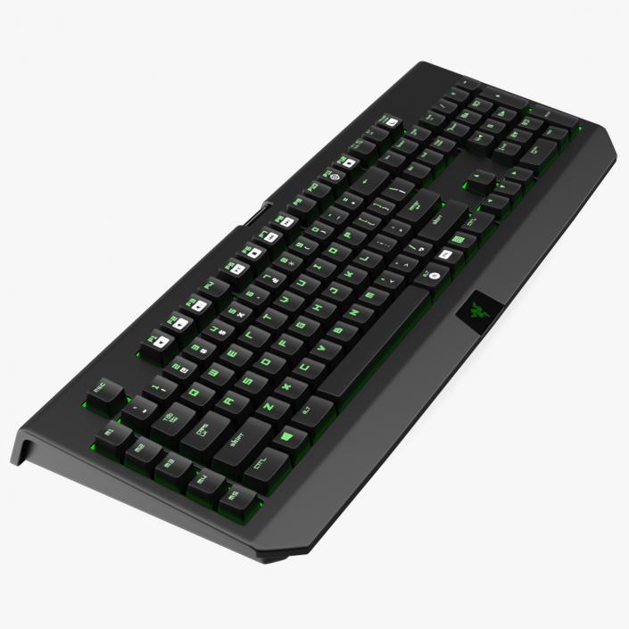 Razer Black Widow Mechanical Keyboard 2 3D model