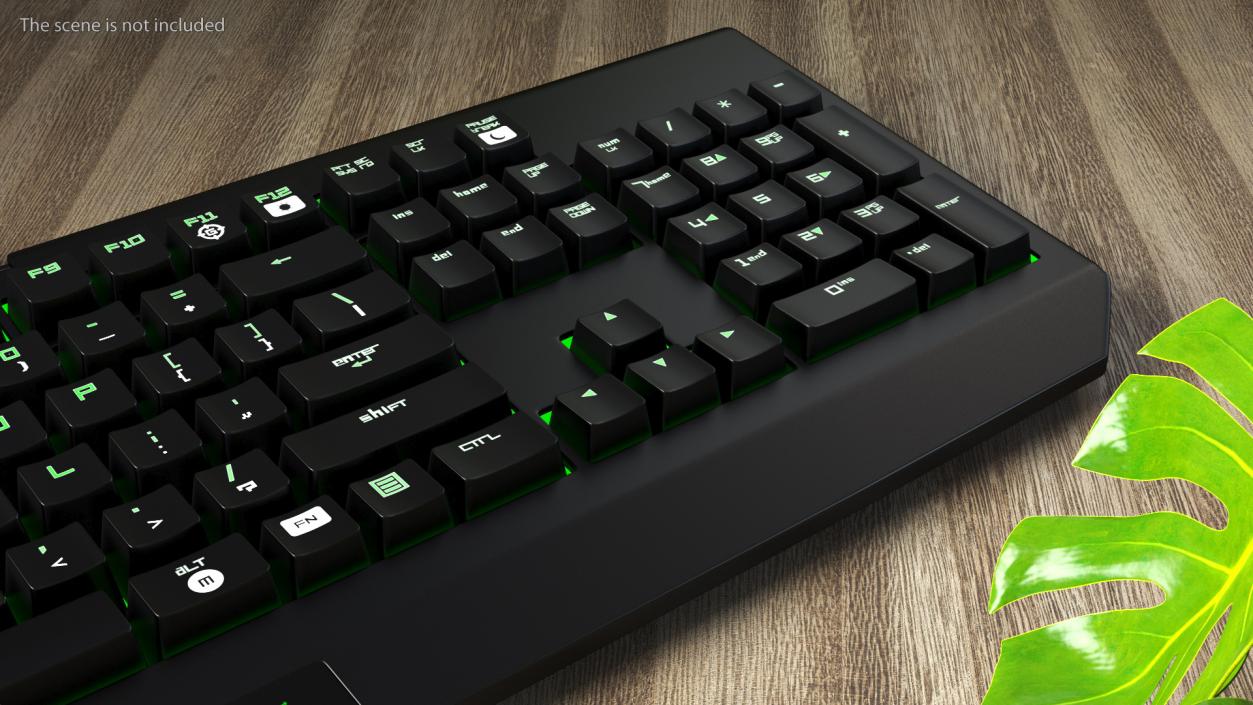 Razer Black Widow Mechanical Keyboard 2 3D model