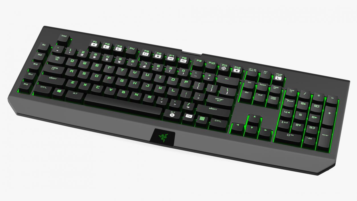 Razer Black Widow Mechanical Keyboard 2 3D model