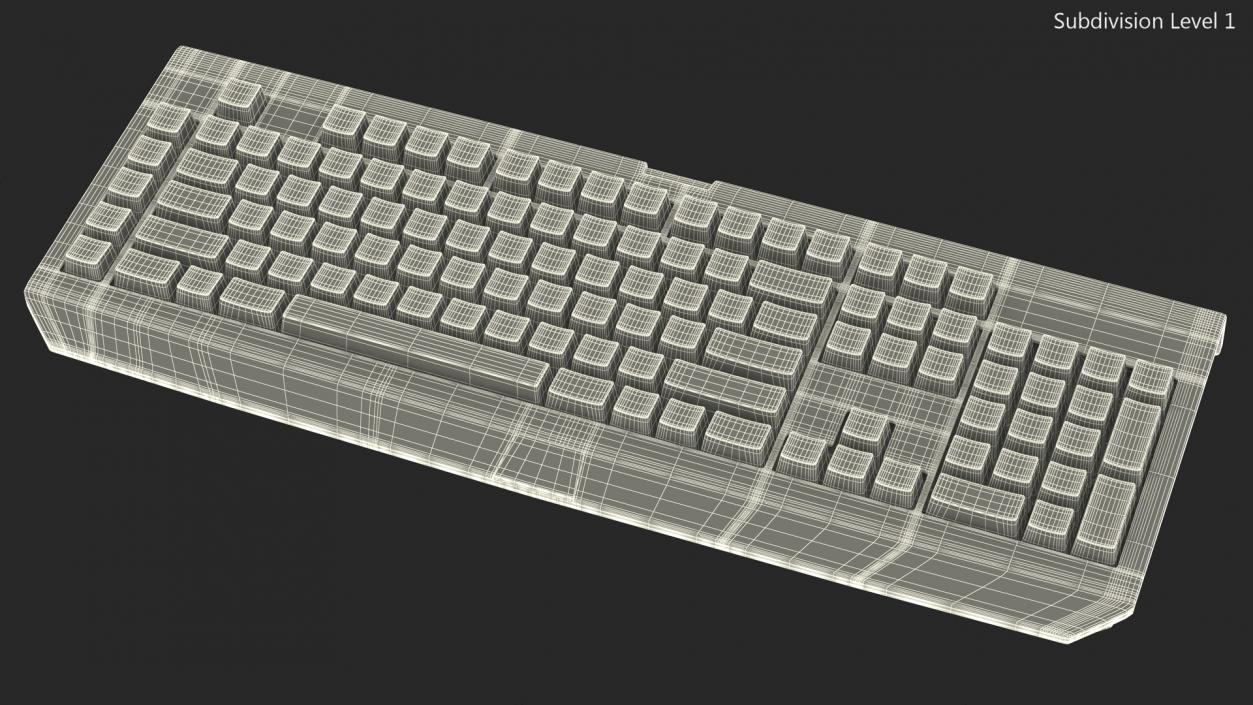 Razer Black Widow Mechanical Keyboard 2 3D model