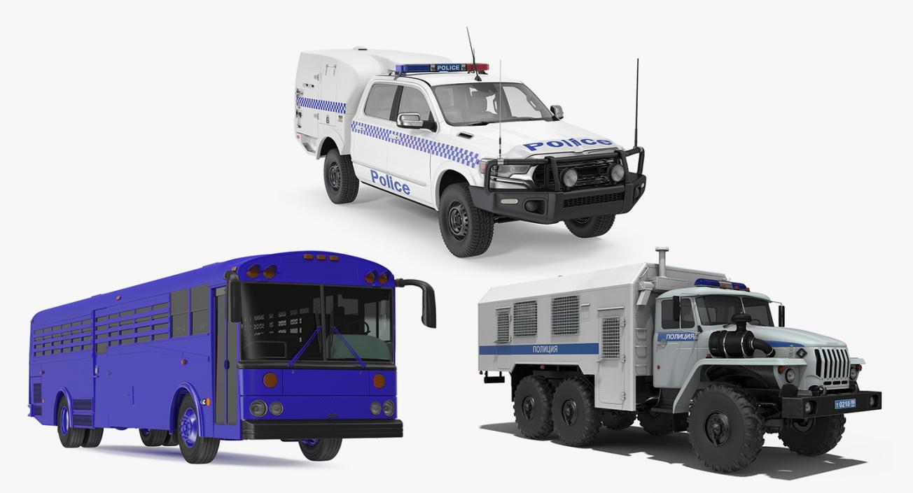 Prison Transport Collection 3D