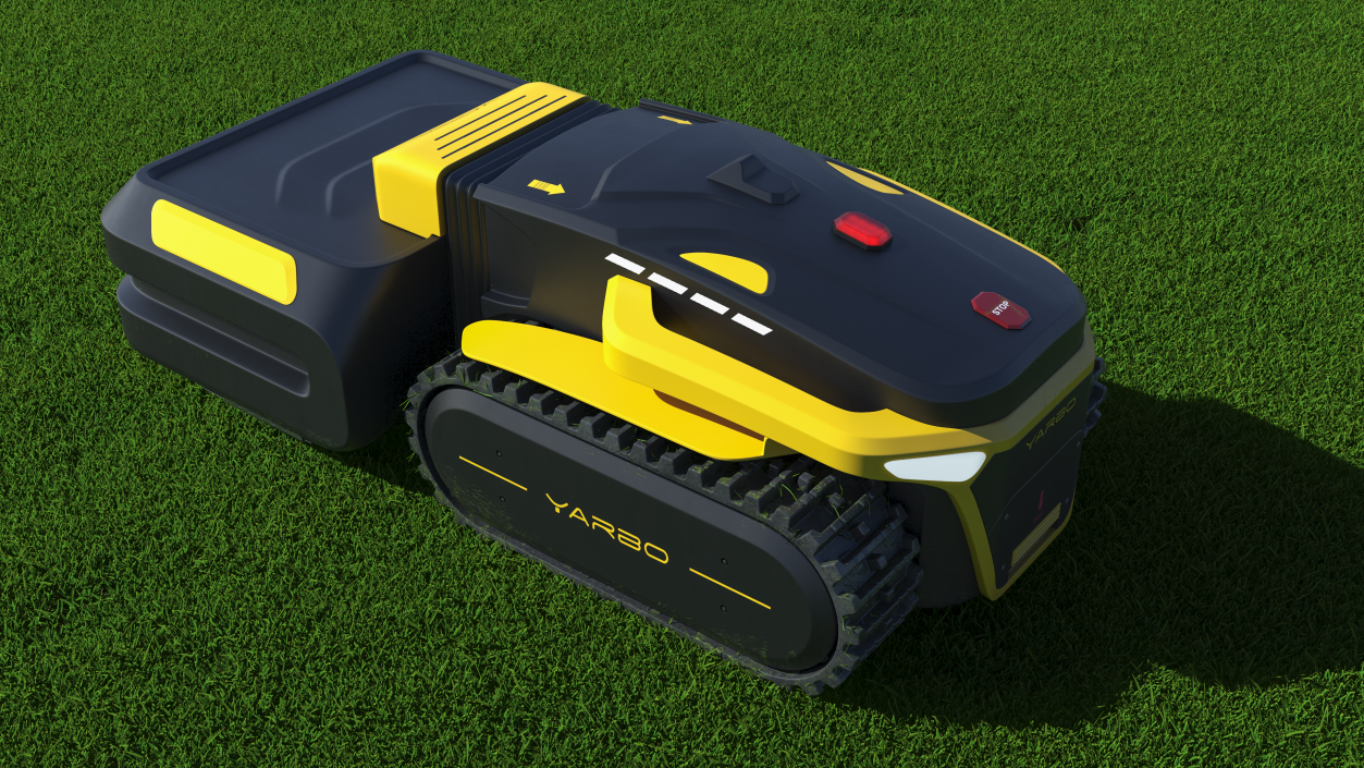 3D Yarbo Lawn Mower M1 Working Rigged for Cinema 4D model