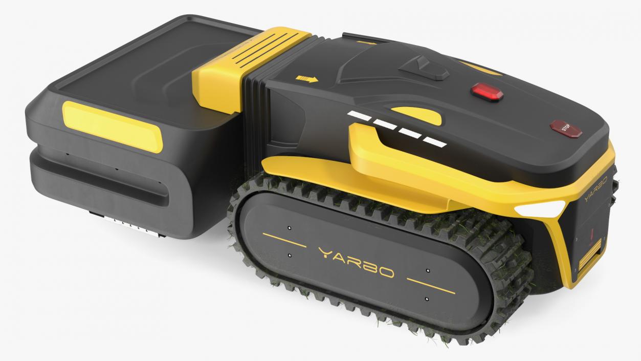 3D Yarbo Lawn Mower M1 Working Rigged for Cinema 4D model