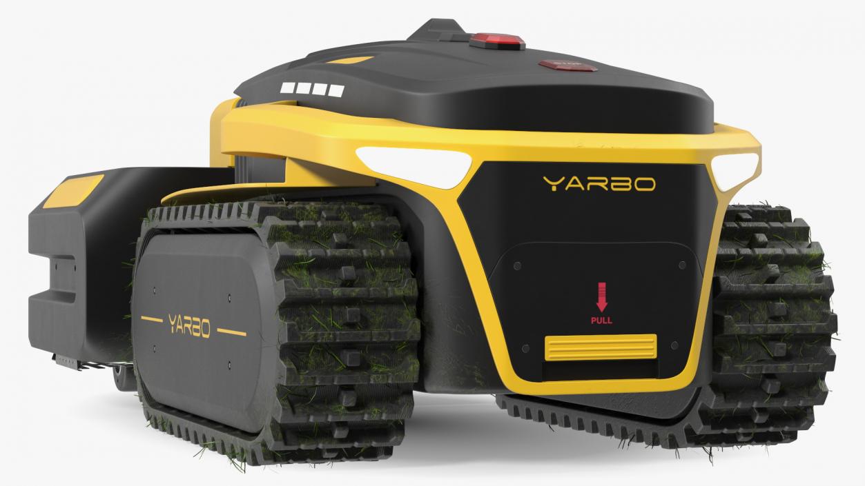 3D Yarbo Lawn Mower M1 Working Rigged for Cinema 4D model