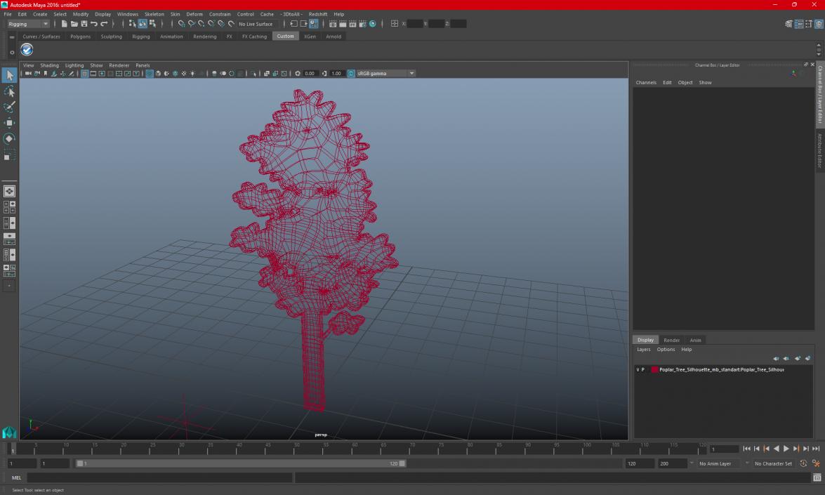 Bonsai Silhouette 3 3D model