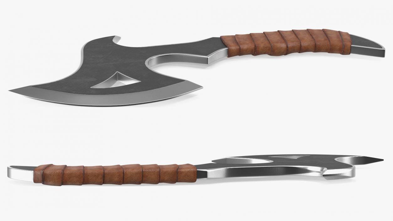 3D model Fantasy Throwing Axe