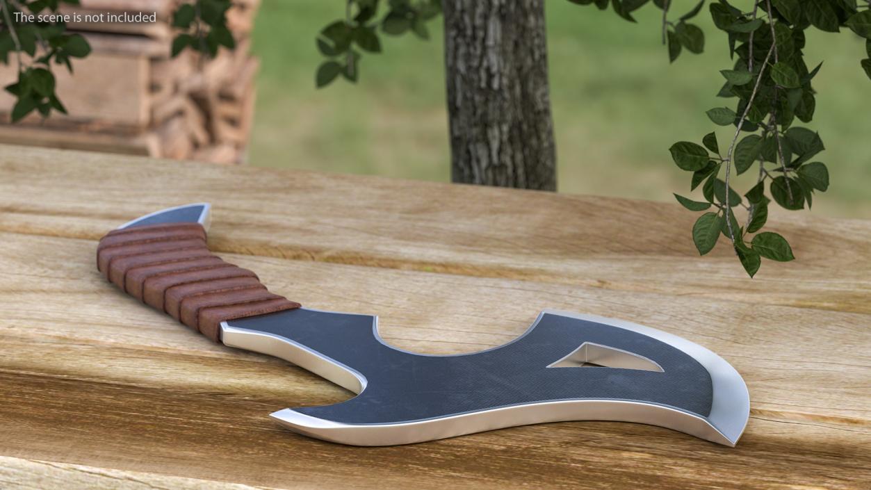 3D model Fantasy Throwing Axe