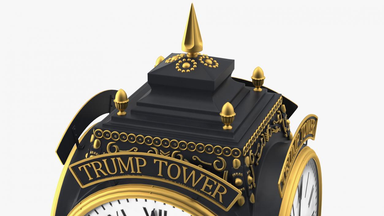 Trump Tower Clock 3D