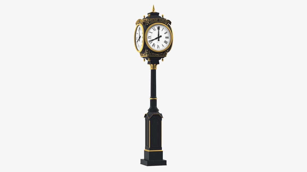 Trump Tower Clock 3D