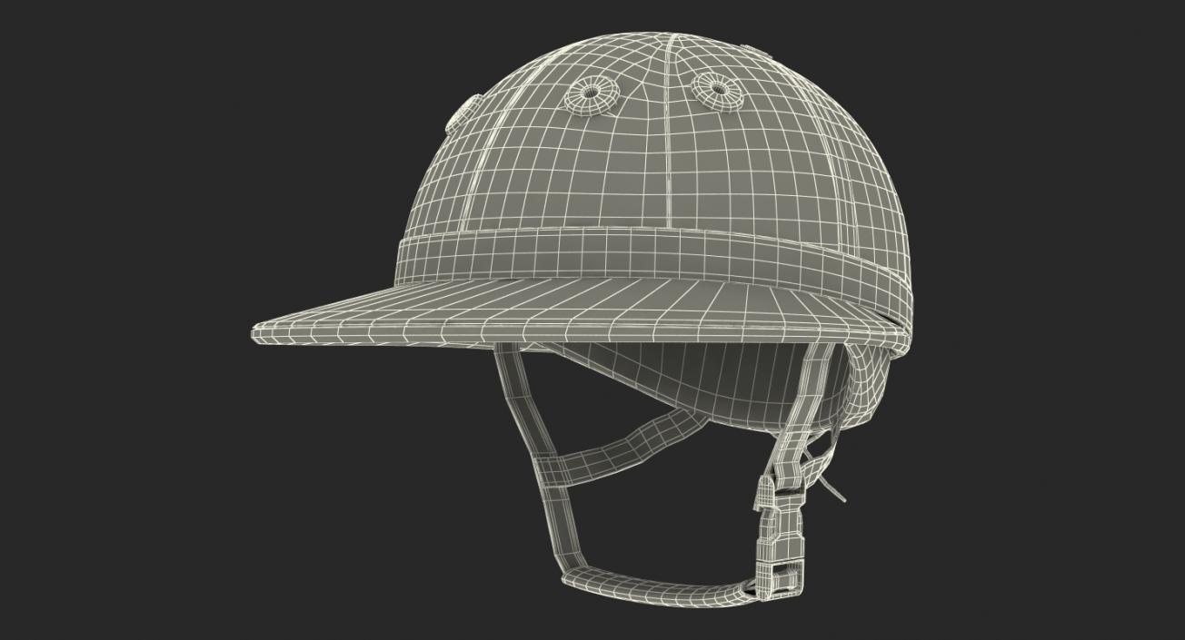 Polo Helmet Black Fabric 3D model