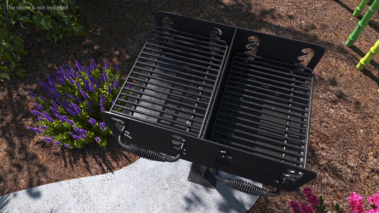 Outdoor BBQ Park Grill 3D