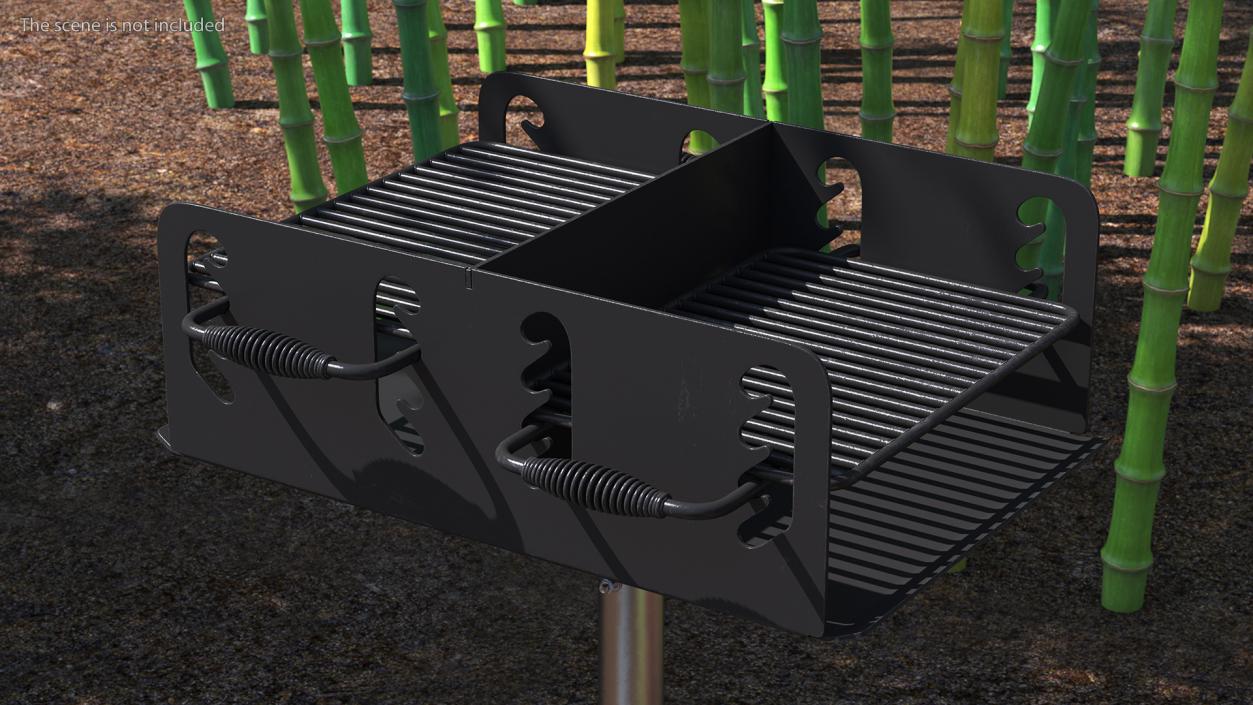 Outdoor BBQ Park Grill 3D