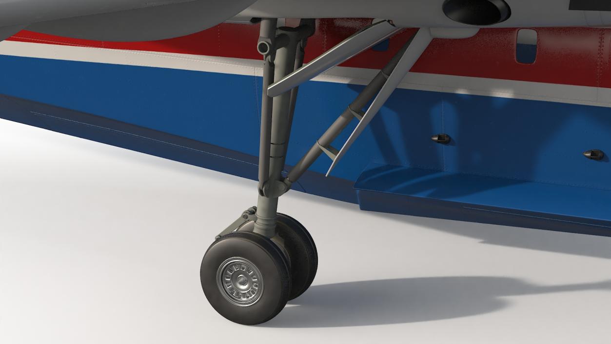 3D model Beriev Be 200 Altair Aircraft Rigged for Maya