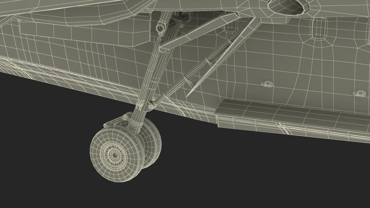 3D model Beriev Be 200 Altair Aircraft Rigged for Maya