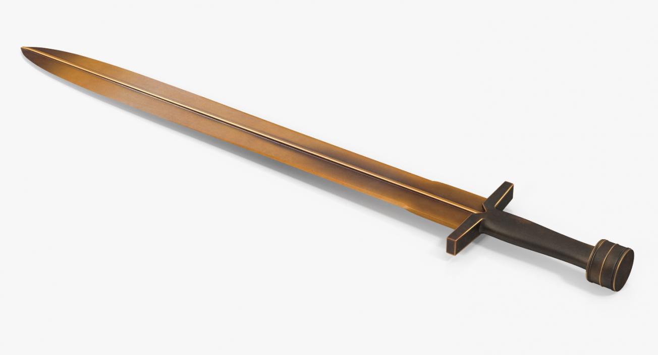 3D Greek Xiphos Sword model