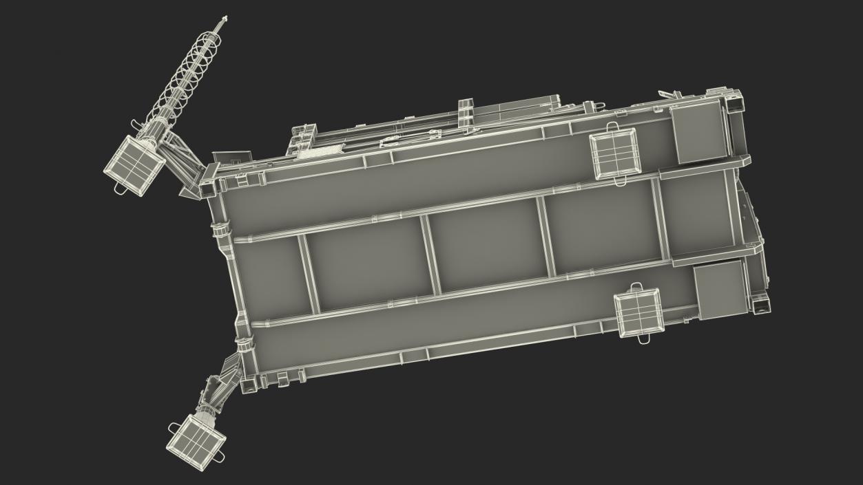 3D Iron Dome Air Defense Batteries Rigged model