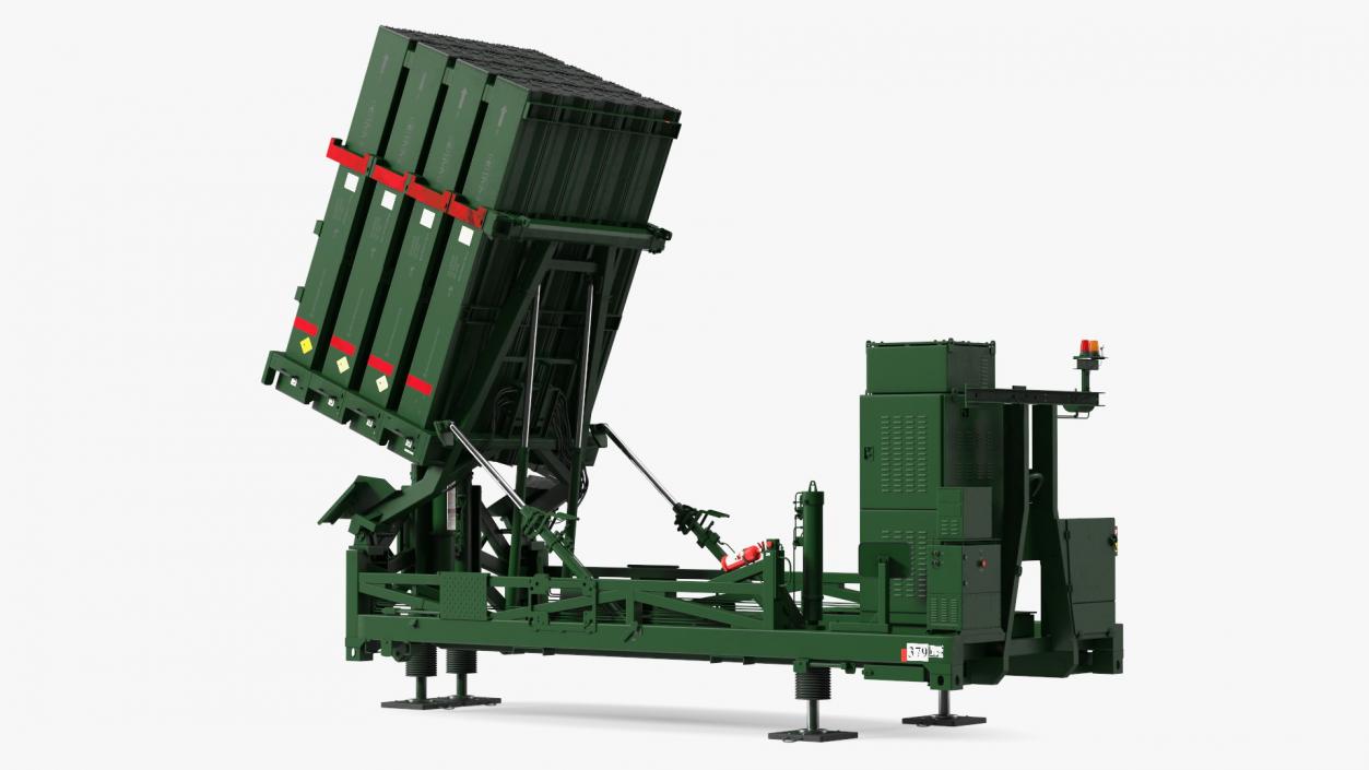 3D Iron Dome Air Defense Batteries Rigged model